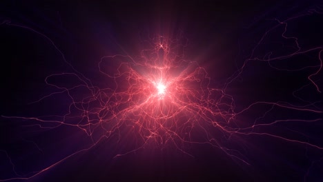 Blitzlichtbögen-Science-Fiction-Energiereaktorkugel-Zukünftige-Spannung-Tech-Glühen-4k
